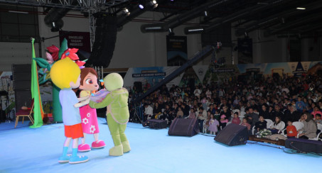 SEVİLEN ÇİZGİ FİLM KARAKTERİ NİLOYA ÇOCUKLARLA BULUŞTU